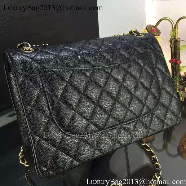 Chanel Classic Flap Bag Original Cannage Patterns A1119 Black