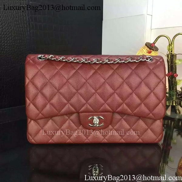 Chanel Classic Flap Bag Original Cannage Patterns A1119 Burgundy