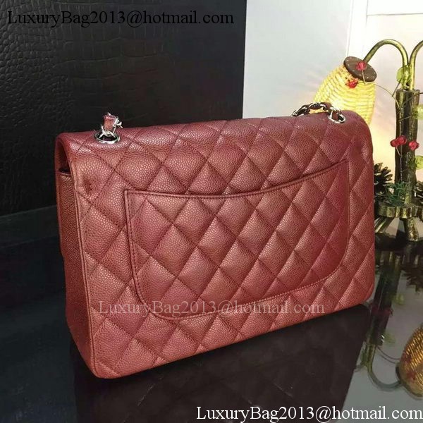 Chanel Classic Flap Bag Original Cannage Patterns A1119 Burgundy