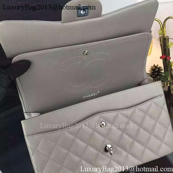 Chanel Classic Flap Bag Original Cannage Patterns A1119 Grey