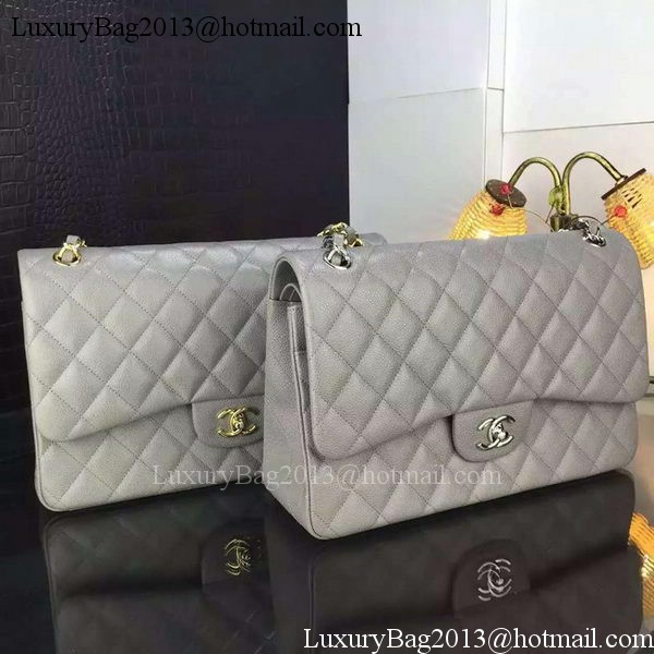 Chanel Classic Flap Bag Original Cannage Patterns A1119 Grey