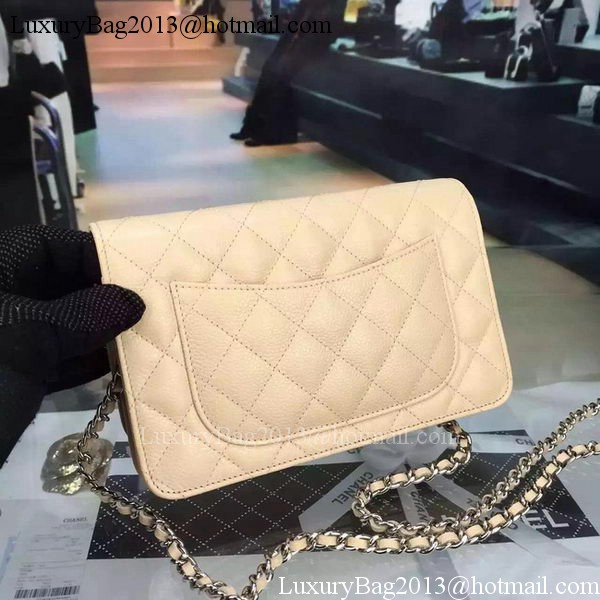 Chanel mini Flap Bag Cannage Pattern A8373 Apricot