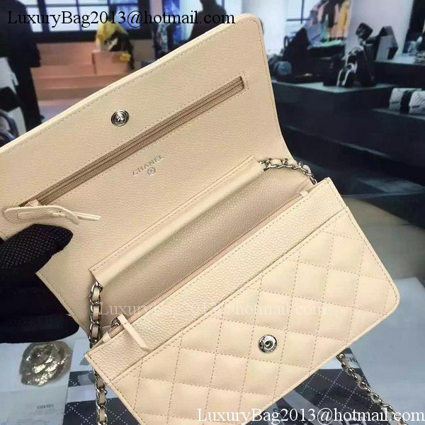 Chanel mini Flap Bag Cannage Pattern A8373 Apricot