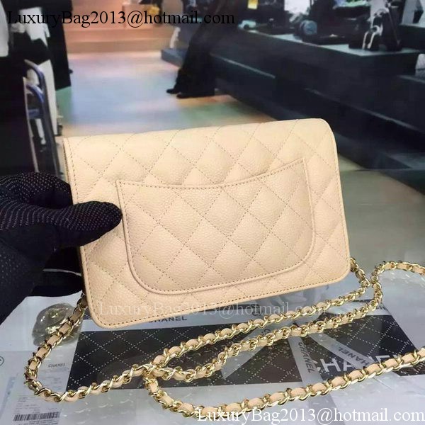 Chanel mini Flap Bag Cannage Pattern A8373 Apricot