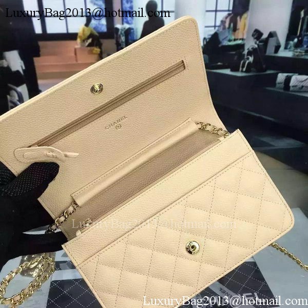 Chanel mini Flap Bag Cannage Pattern A8373 Apricot