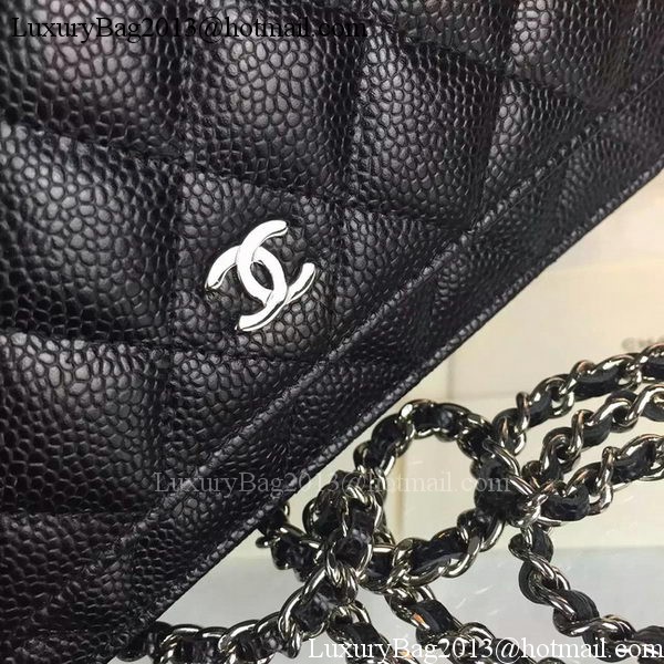 Chanel mini Flap Bag Cannage Pattern A8373 Black