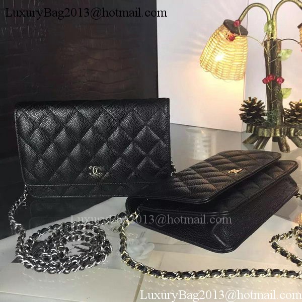 Chanel mini Flap Bag Cannage Pattern A8373 Black