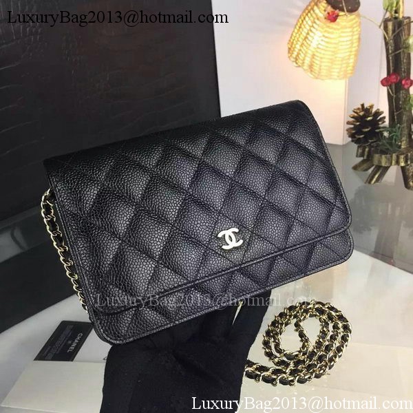 Chanel mini Flap Bag Cannage Pattern A8373 Black