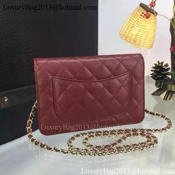 Chanel mini Flap Bag Cannage Pattern A8373 Burgundy