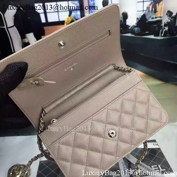 Chanel mini Flap Bag Cannage Pattern A8373 Grey