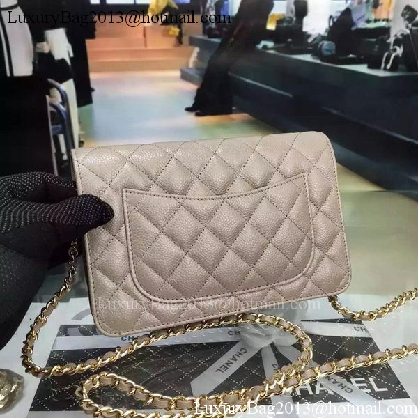 Chanel mini Flap Bag Cannage Pattern A8373 Grey