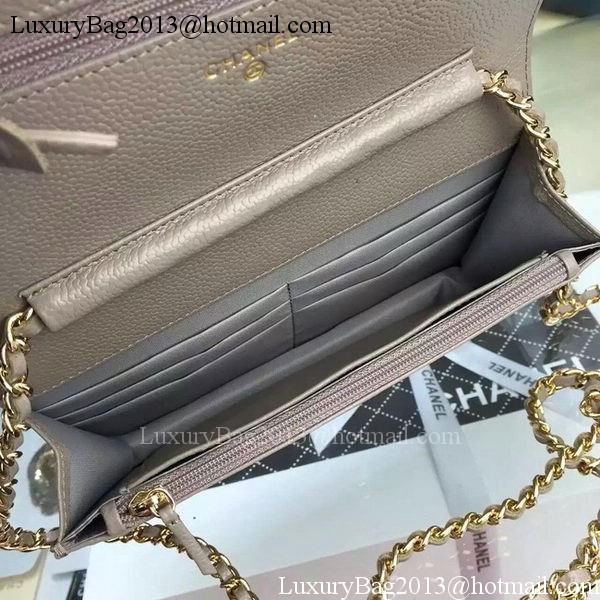 Chanel mini Flap Bag Cannage Pattern A8373 Grey