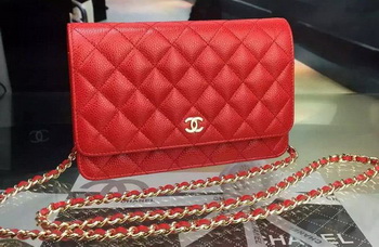 Chanel mini Flap Bag Cannage Pattern A8373 Red