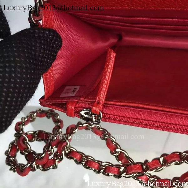 Chanel mini Flap Bag Cannage Pattern A8373 Red