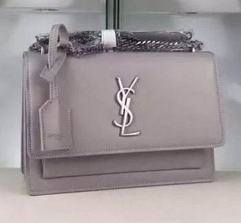 Yves Saint Laurent Cross-body Shoulder Bag Y8816 Grey