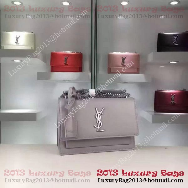 Yves Saint Laurent Cross-body Shoulder Bag Y8816 Grey