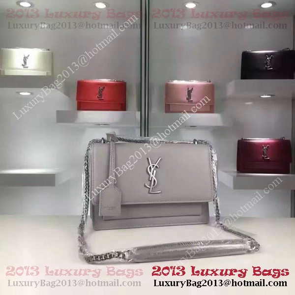 Yves Saint Laurent Cross-body Shoulder Bag Y8816 Grey