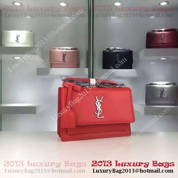 Yves Saint Laurent Cross-body Shoulder Bag Y8816 Red