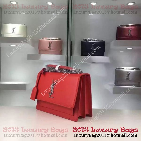 Yves Saint Laurent Cross-body Shoulder Bag Y8816 Red