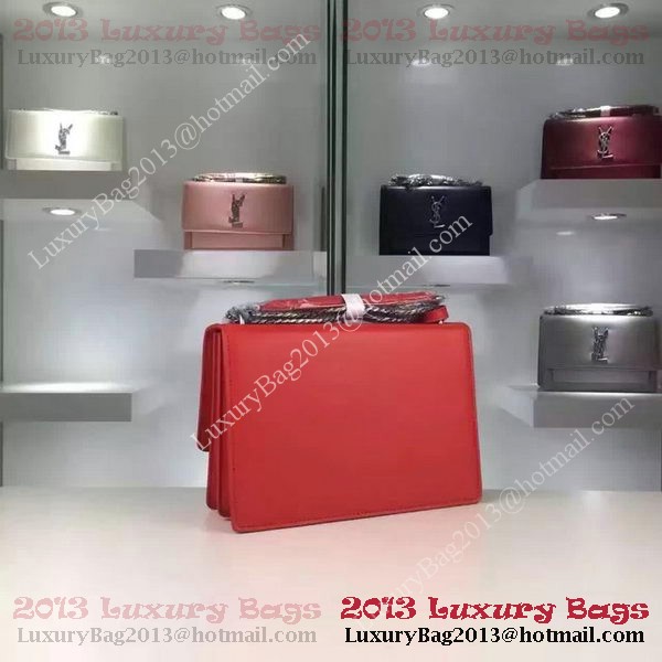 Yves Saint Laurent Cross-body Shoulder Bag Y8816 Red