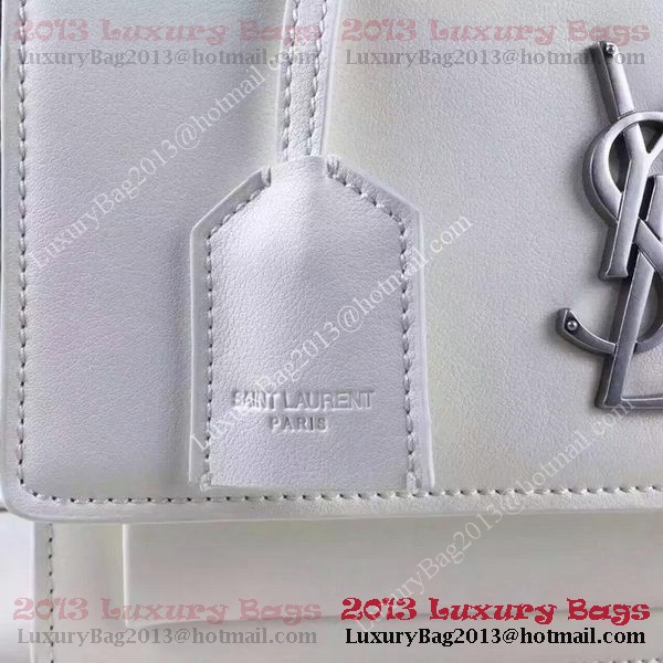 Yves Saint Laurent Cross-body Shoulder Bag Y8816 White