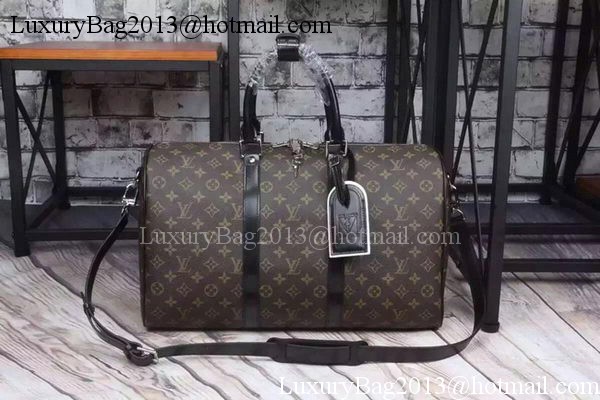 Louis Vuitton Monogram Eclipse Canvas KEEPALL 45 BANDOULIERE M40569