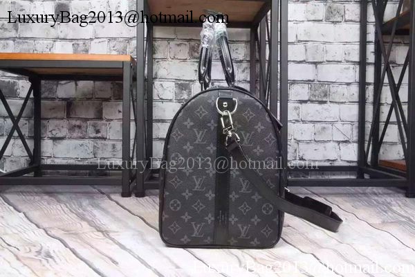 Louis Vuitton Monogram Eclipse Canvas KEEPALL 45 BANDOULIERE M40569