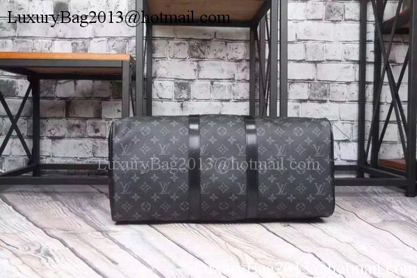 Louis Vuitton Monogram Eclipse Canvas KEEPALL 45 BANDOULIERE M40569