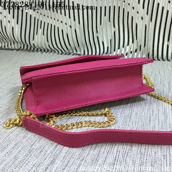 YSL Classic Monogramme Flap Bag Cannage Pattern Y377828S Rose