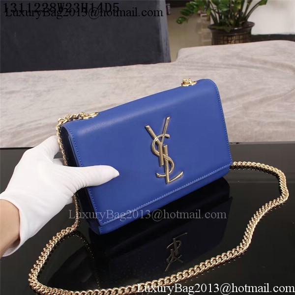 Yves Saint Laurent Monogramme Cross-body Shoulder Bag 1311228 Blue