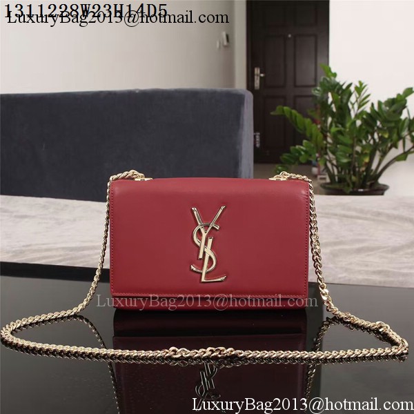 Yves Saint Laurent Monogramme Cross-body Shoulder Bag 1311228 Burgundy