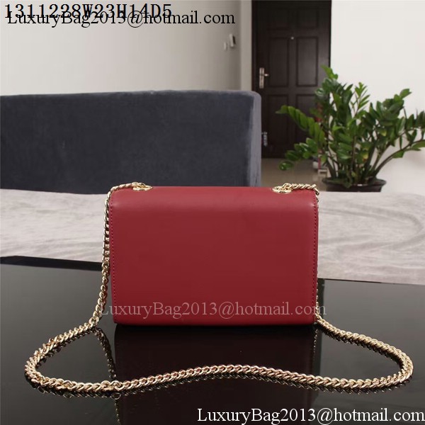 Yves Saint Laurent Monogramme Cross-body Shoulder Bag 1311228 Burgundy