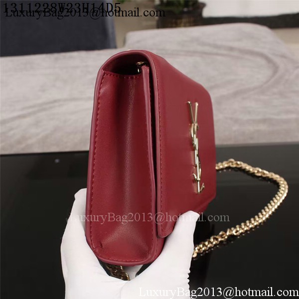 Yves Saint Laurent Monogramme Cross-body Shoulder Bag 1311228 Burgundy