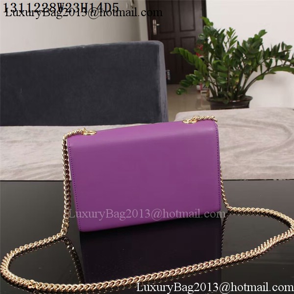 Yves Saint Laurent Monogramme Cross-body Shoulder Bag 1311228 Purple