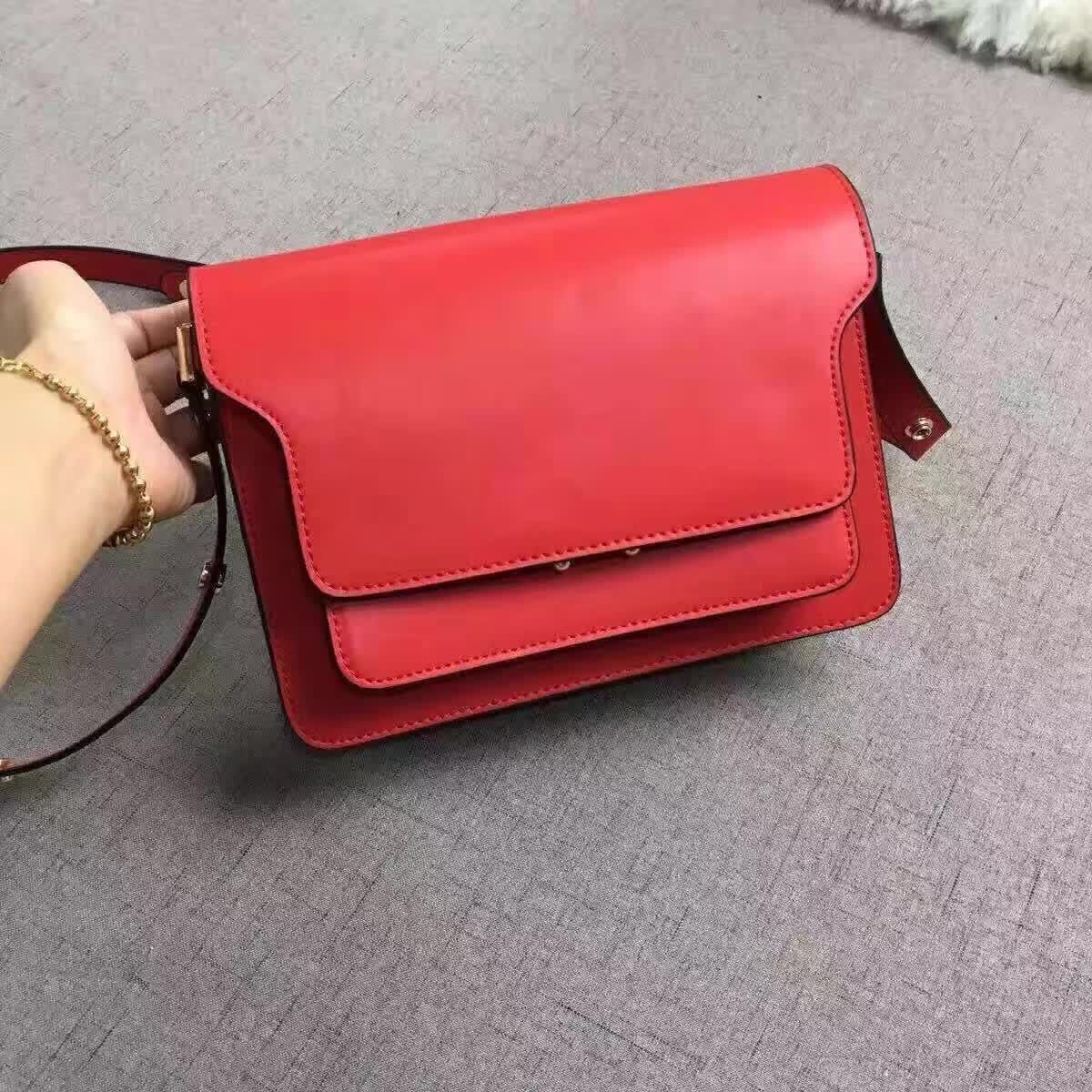 Miami Shoulder Bag Calfskin Leather M99766 Red