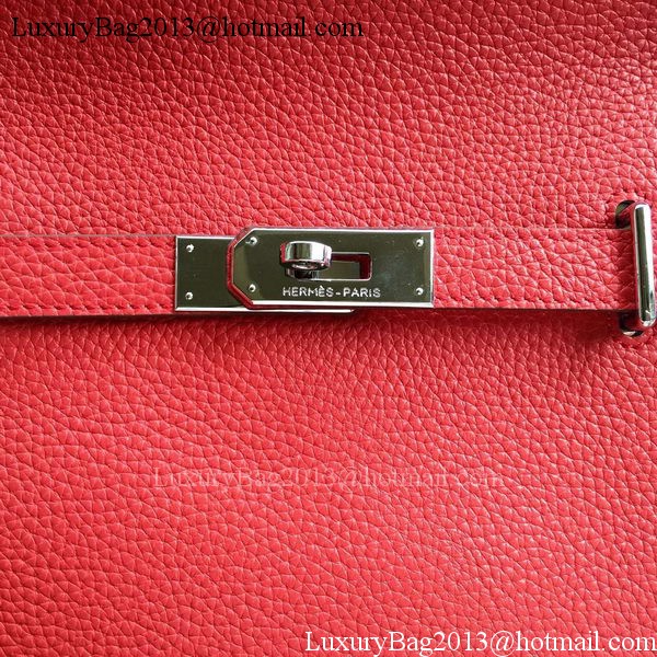 Hermes Jypsiere 31CM Shoulder Bag Calfskin Leather H0880 Red