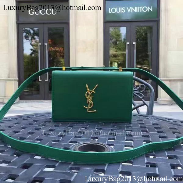 Yves Saint Laurent Cross-body Shoulder Bag Y26605 Green