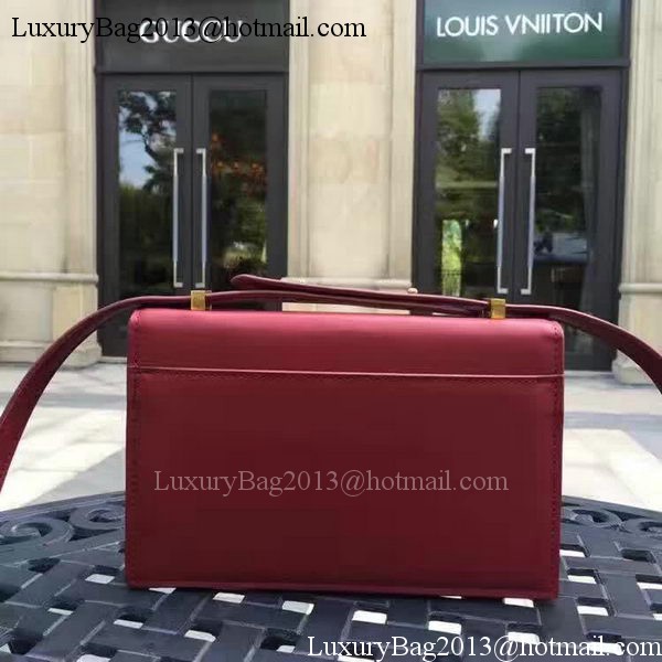 Yves Saint Laurent Cross-body Shoulder Bag Y26605 Wine