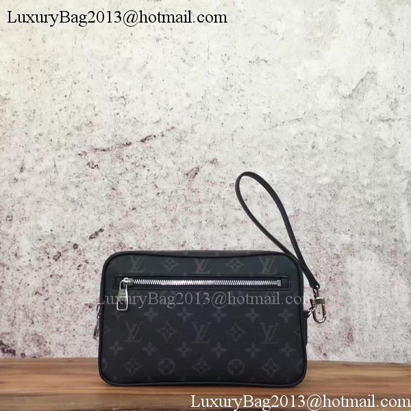 Louis Vuitton Monogram Eclipse Canvas KASAI CLUTCH M41664