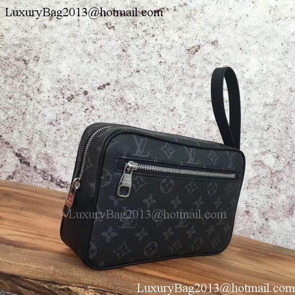 Louis Vuitton Monogram Eclipse Canvas KASAI CLUTCH M41664