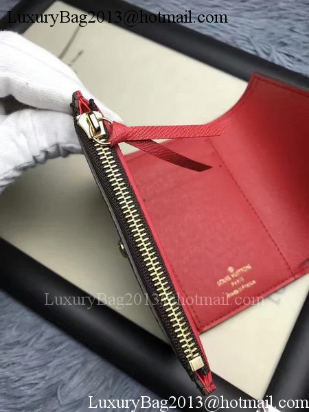 Louis Vuitton Damier Ebene Canvas VICTORINE WALLET N41659