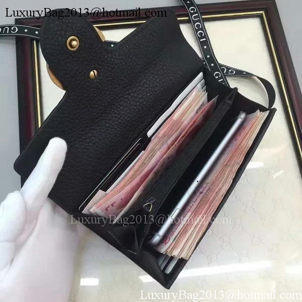 Gucci GG Marmont Continental Wallet 400586 Black