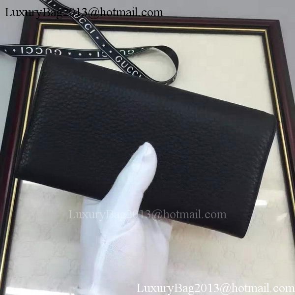 Gucci GG Marmont Continental Wallet 400586 Black