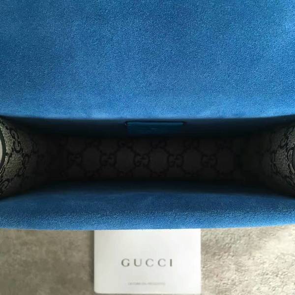 Gucci Mini Dionysus GG Canvas Shoulder Bag 421970 Blue