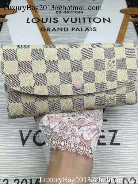 Louis Vuitton Damier Azur Canvas Emilie Wallet N60696