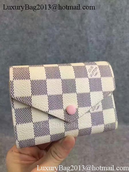 Louis Vuitton Damier Azur Canvas Victorine Wallet N62360