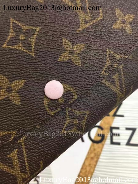 Louis Vuitton Monogram Canvas Emilie Wallet M60696 Pink