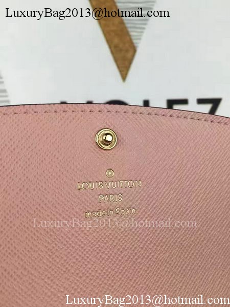 Louis Vuitton Monogram Canvas Emilie Wallet M60696 Pink