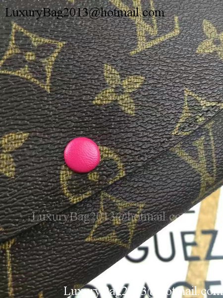 Louis Vuitton Monogram Canvas Emilie Wallet M60696 Rose