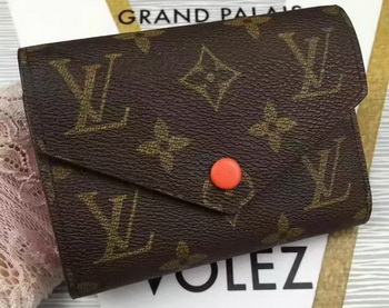 Louis Vuitton Monogram Canvas Victorine Wallet M62360 Orange